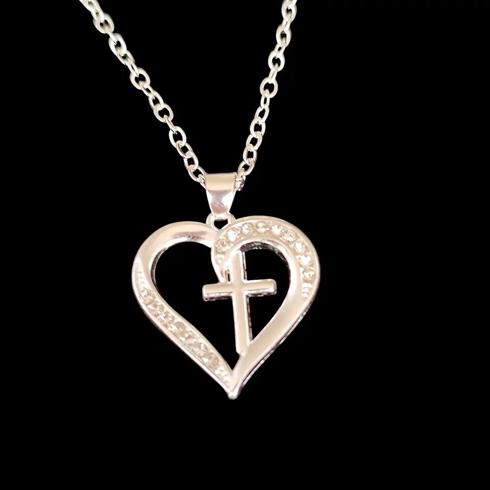 Collar Plata 925 Dije Corazon 2