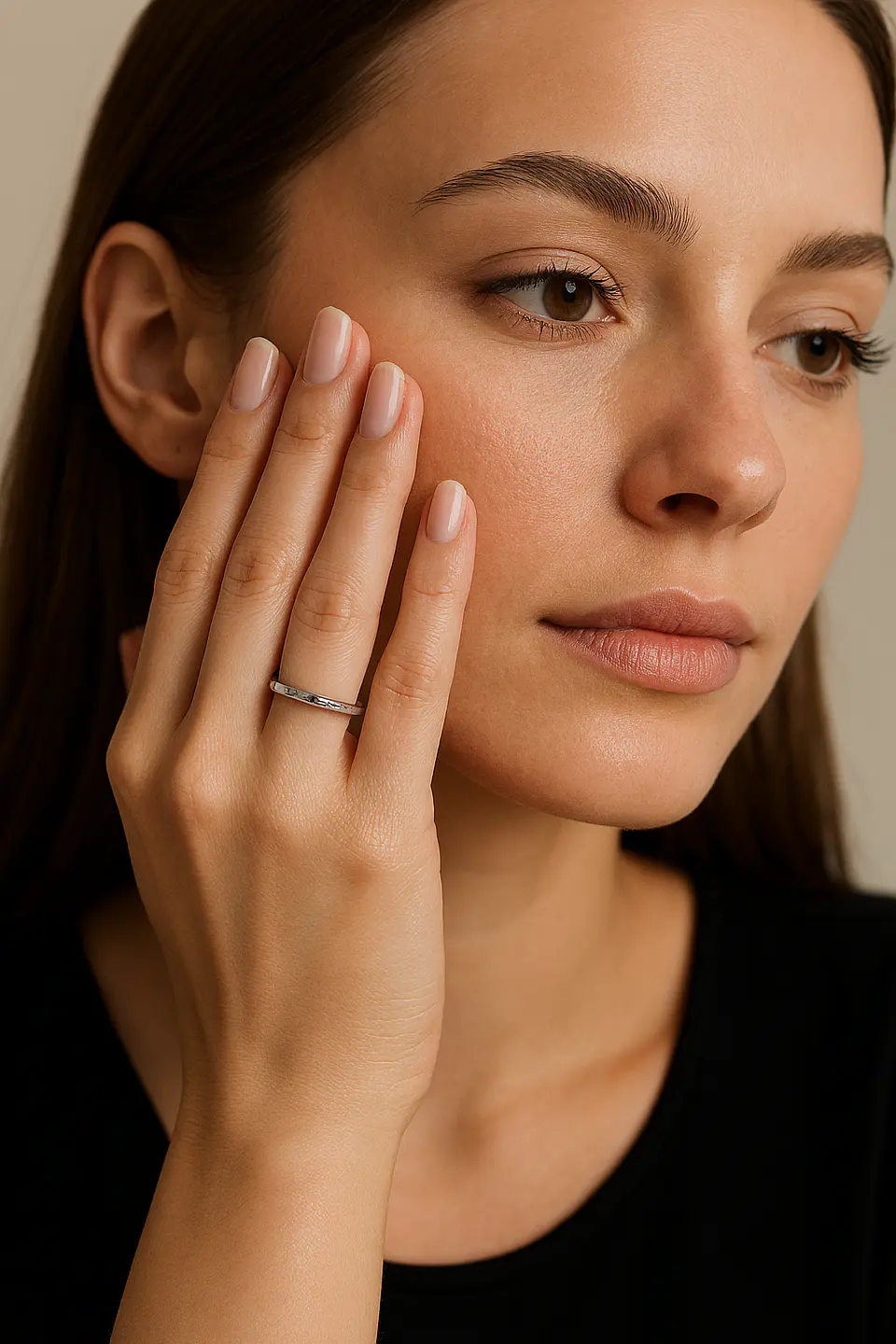 Anillo Fino Plata 925 Minimalista 4