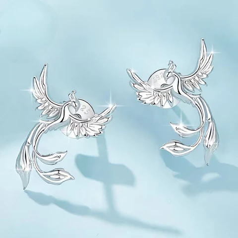 Aros Plata 925 Ave Fenix