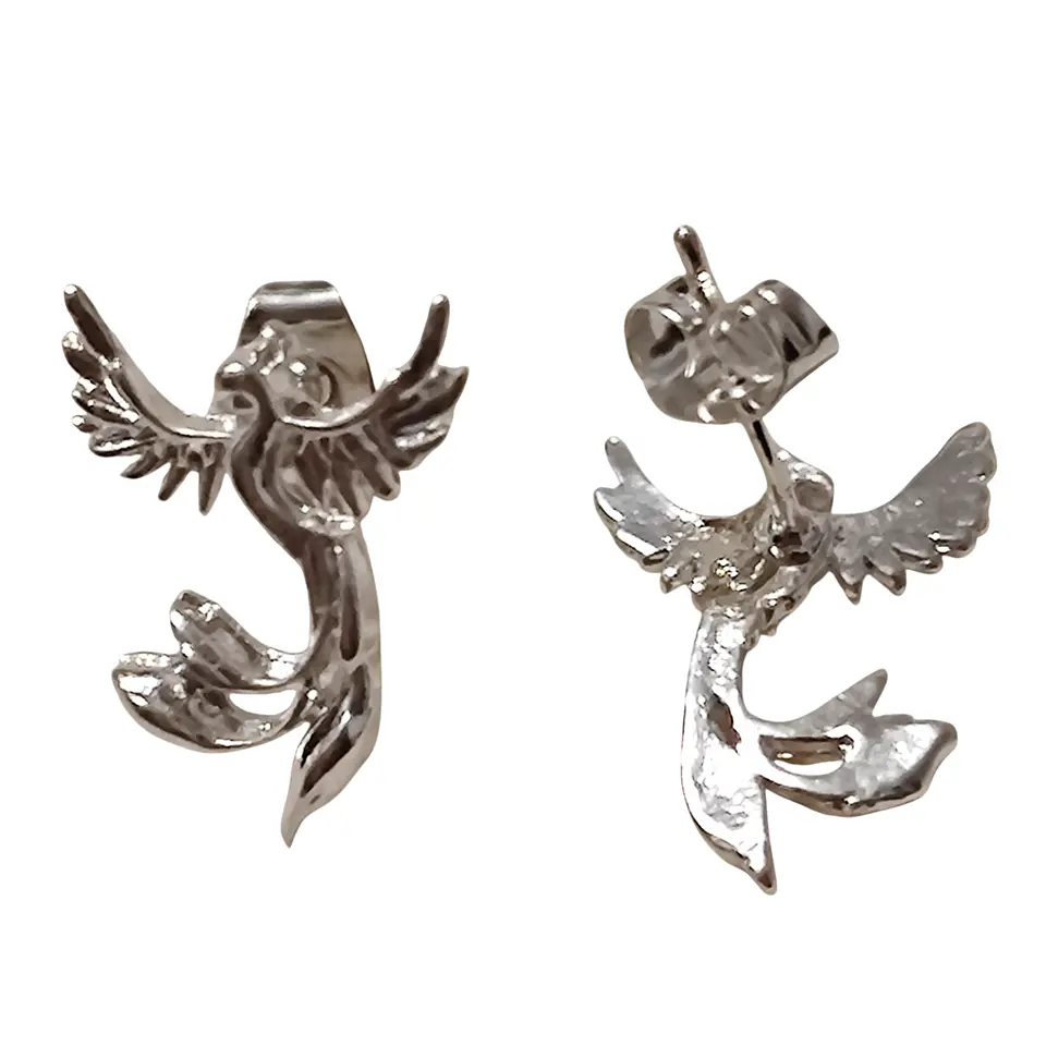 Aros Plata 925 Ave Fenix 2