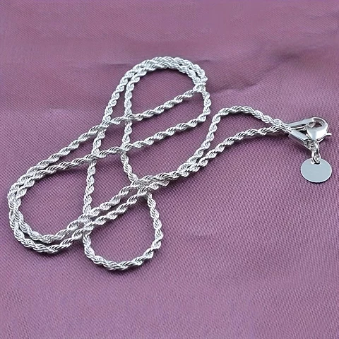 Cadena de Torsion Plata 925 Tourbillón