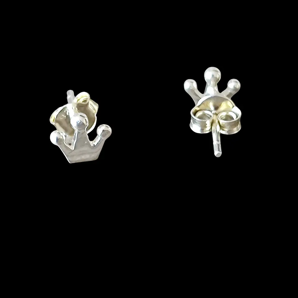 Aros Plata 925 Coronas 2