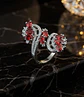 Anillo Plata 925 Rojo - Miniatura 1