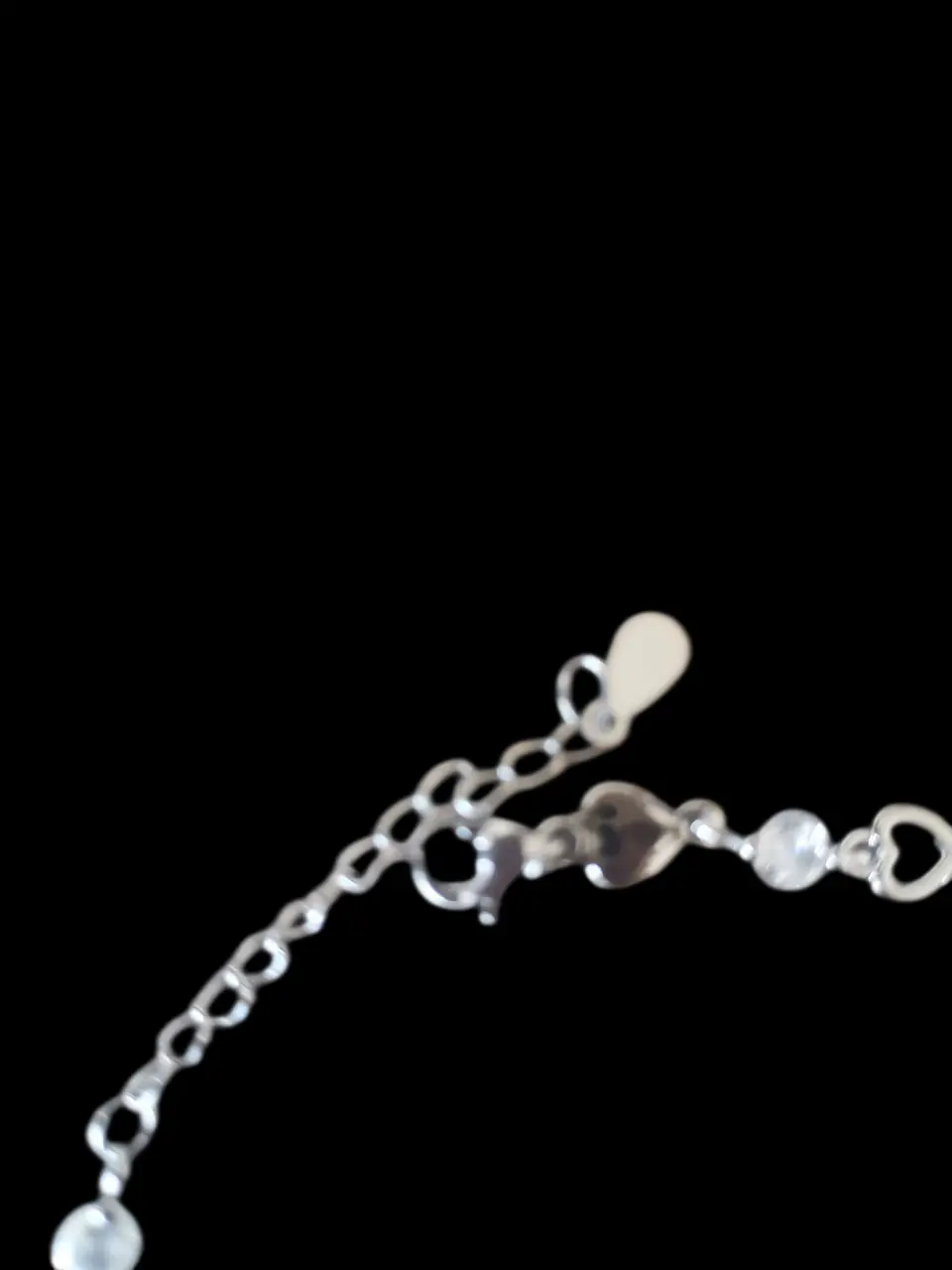Pulsera Plata 925 Corazones Zirconias 2
