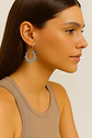 Pendientes Plata Envejecida Medio Sol - Miniatura 4