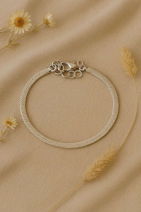 Pulsera Bañada Plata 925 Cola de Topo