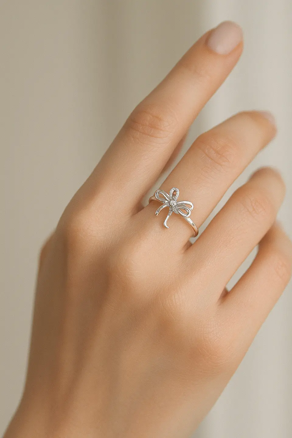 Anillo Plata 925 Lazo 4