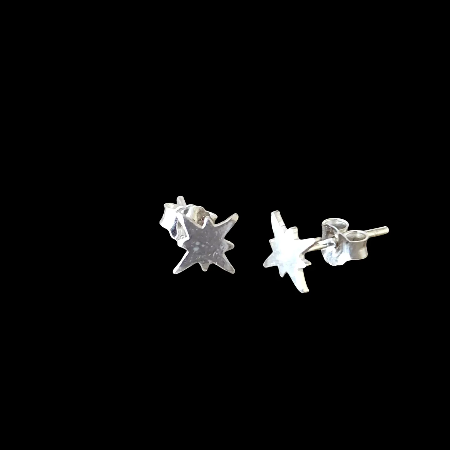 Aros Plata 925 Estrella 2