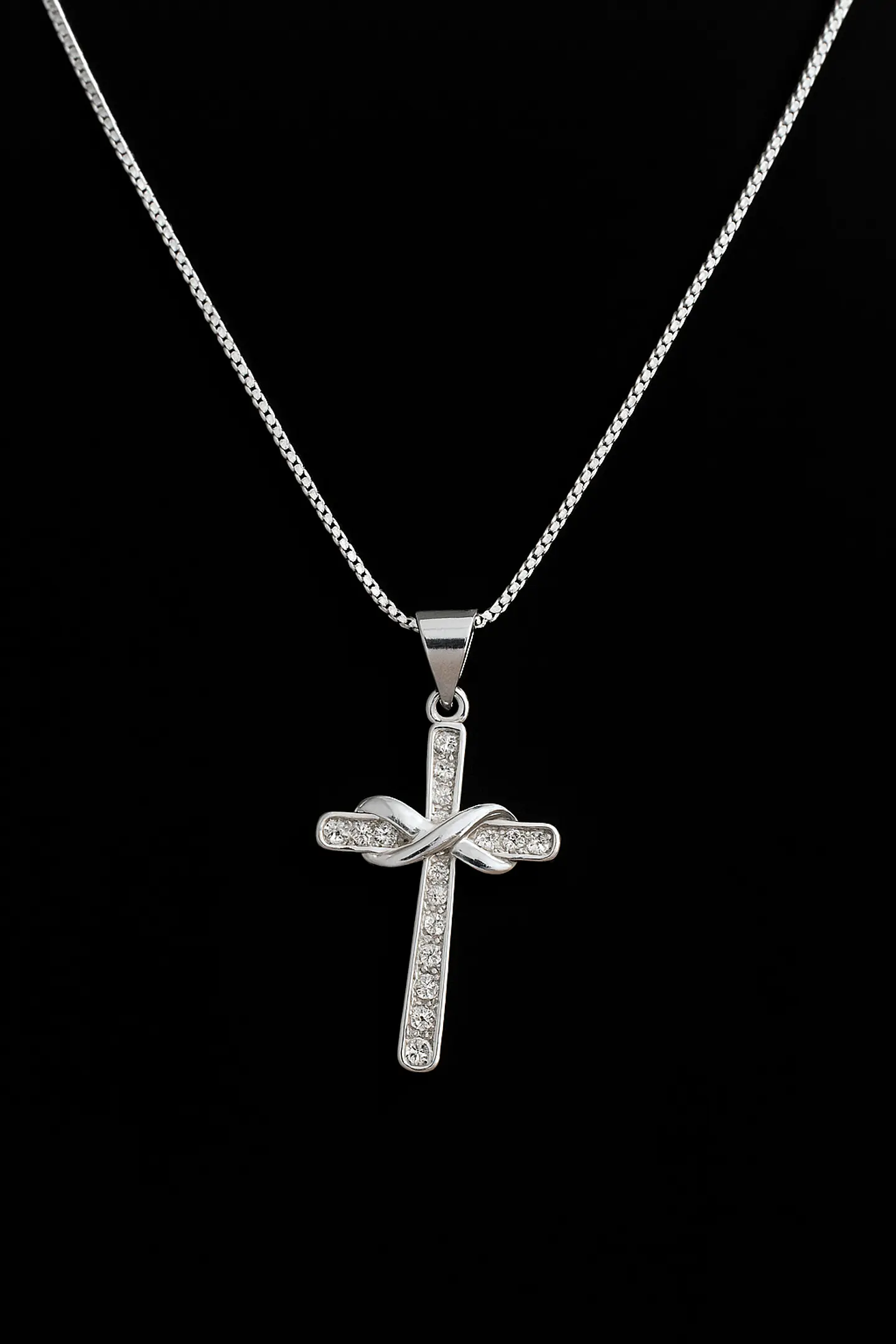 Collar Plata 925 Cruz 3