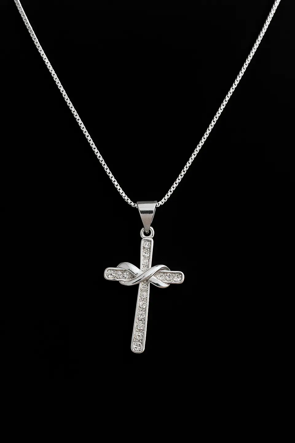 Collar Plata 925 Cruz 3