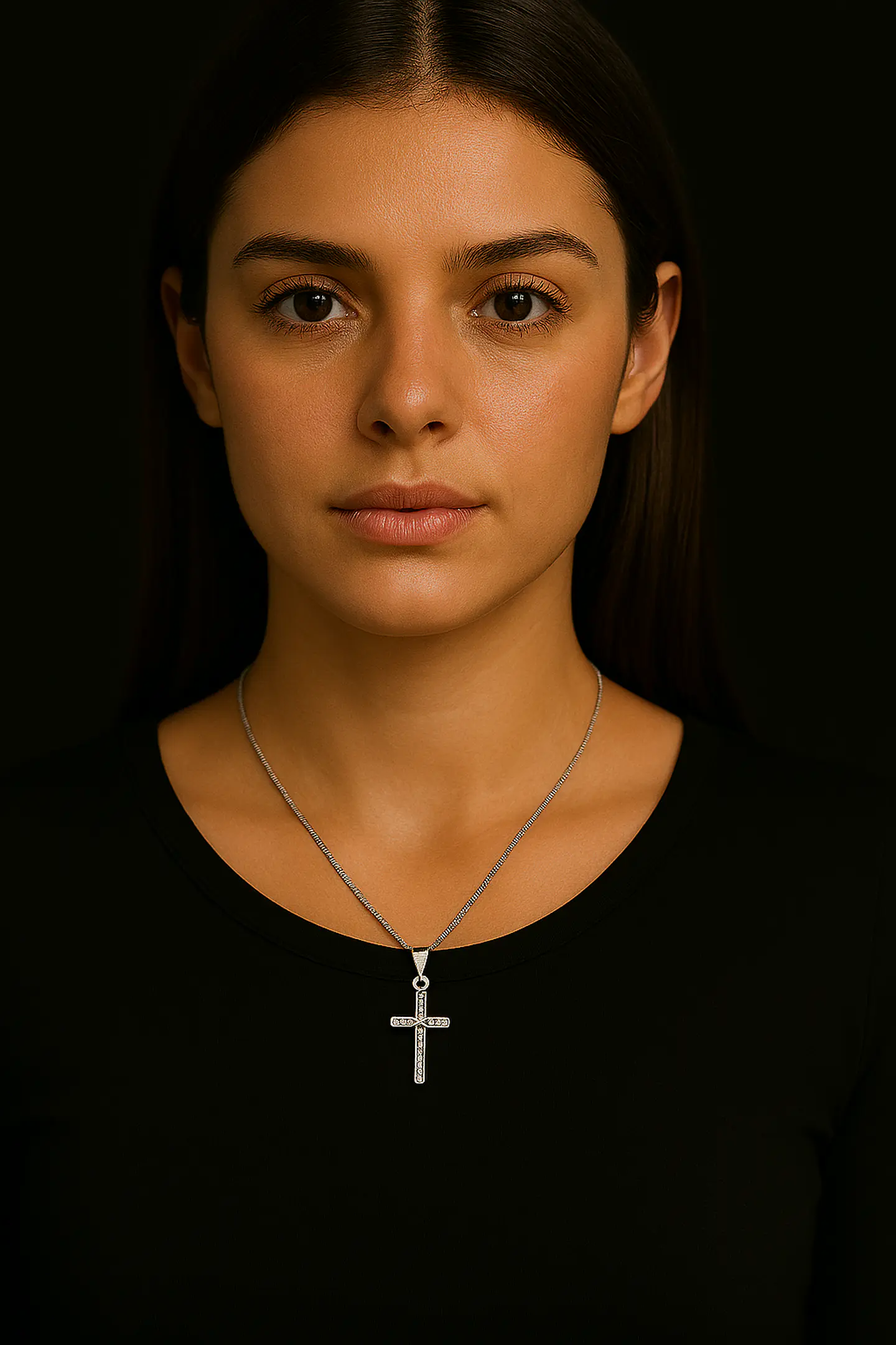 Collar Plata 925 Cruz 4