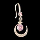 Aros Plata 925 Luna Rosa - Miniatura 2