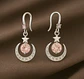 Aros Plata 925 Luna Rosa - Miniatura 1