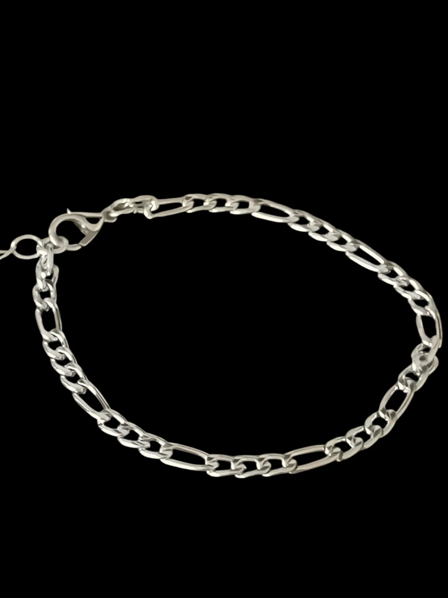Pulsera Bañada Plata 925 Cadena Forzada 6