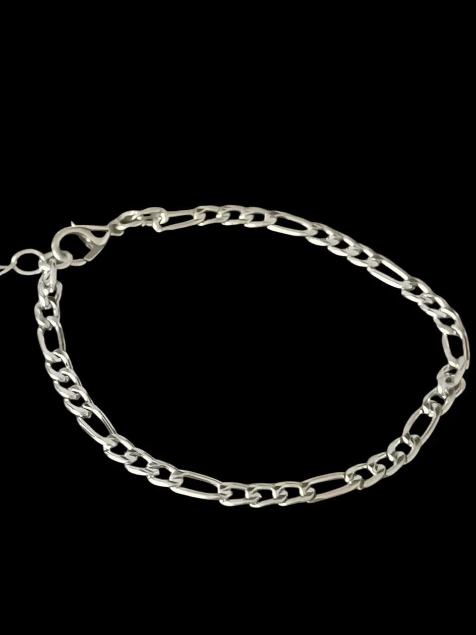 Pulsera Bañada Plata 925 Cadena Forzada 6