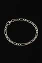 Pulsera Bañada Plata 925 Cadena Forzada - Miniatura 7