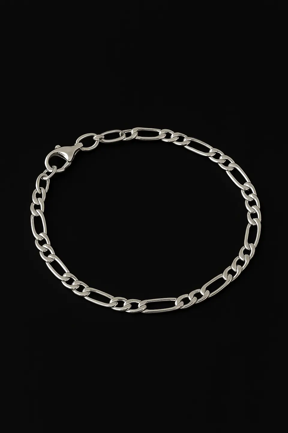 Pulsera Bañada Plata 925 Cadena Forzada 7