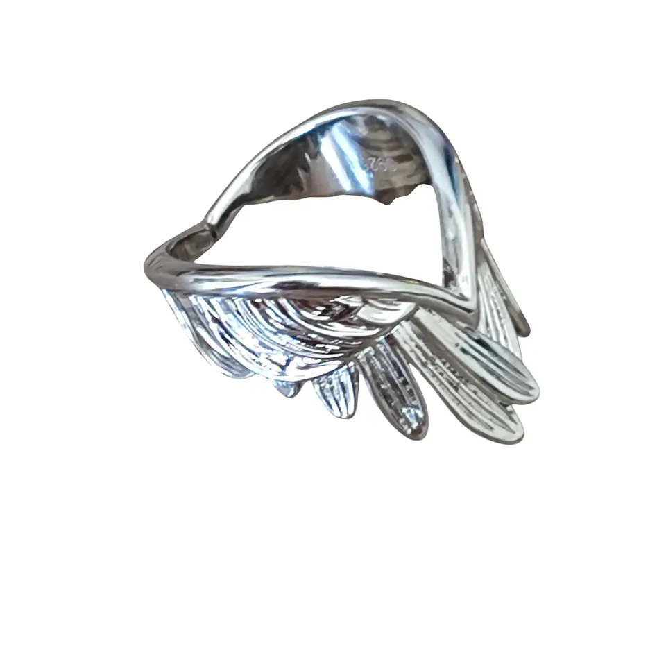 Anillo Plata 925 Forma Alas 2