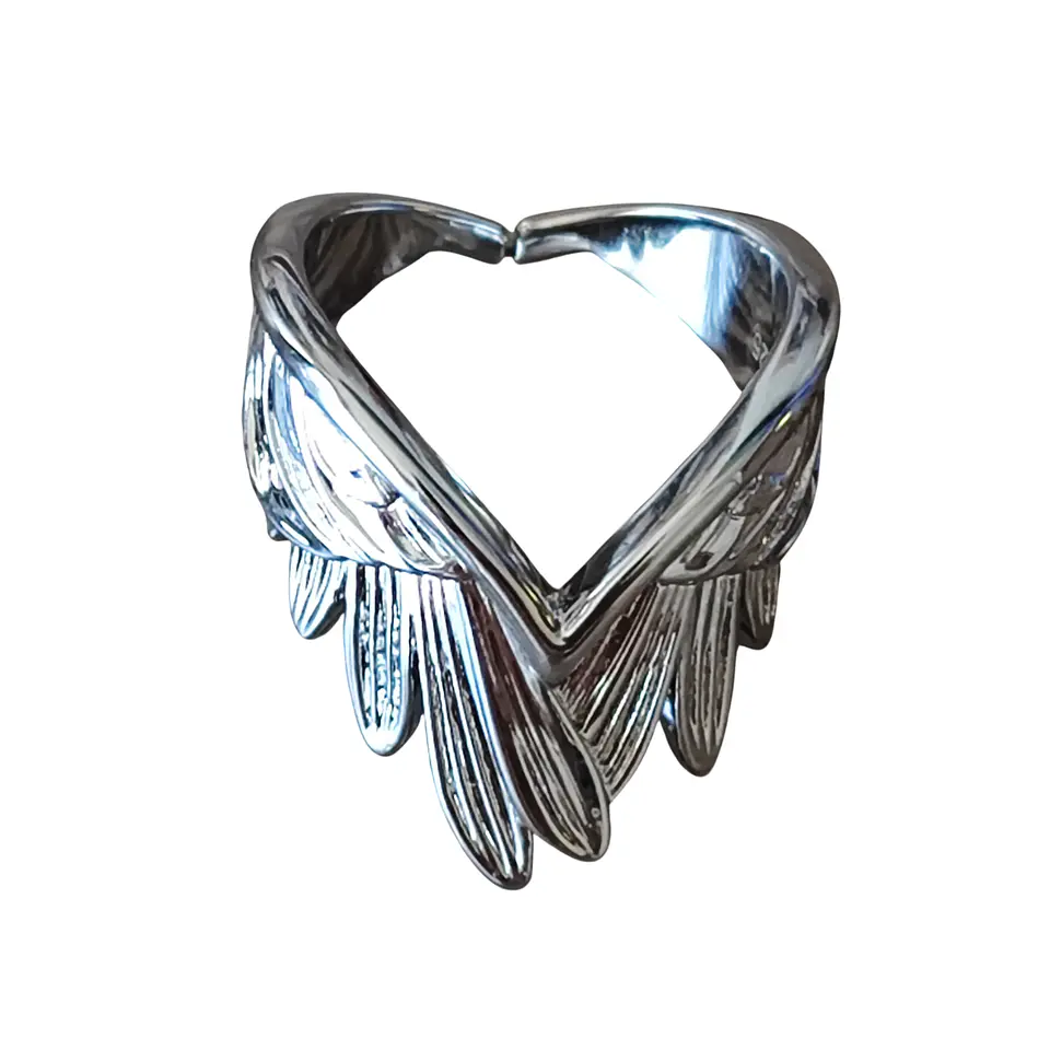 Anillo Plata 925 Forma Alas 3