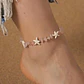 Pulsera Tobillera Cuarzo Rosa Conchas - Miniatura 5