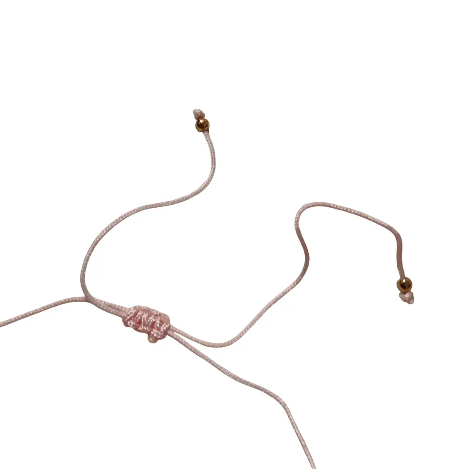 Pulsera Tobillera Cuarzo Rosa Conchas 3
