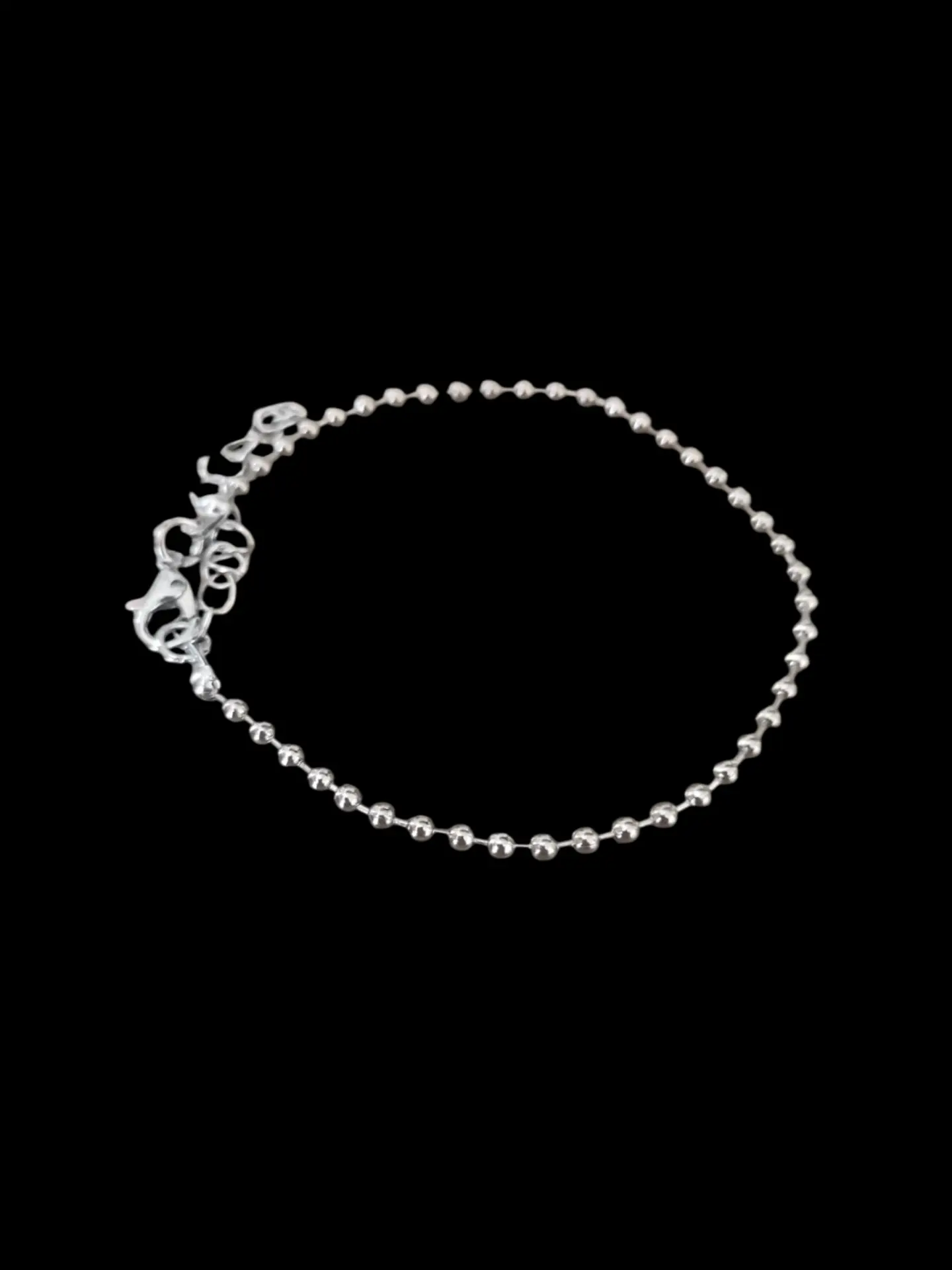 Pulsera Bañada Plata 925 Bolitas 2