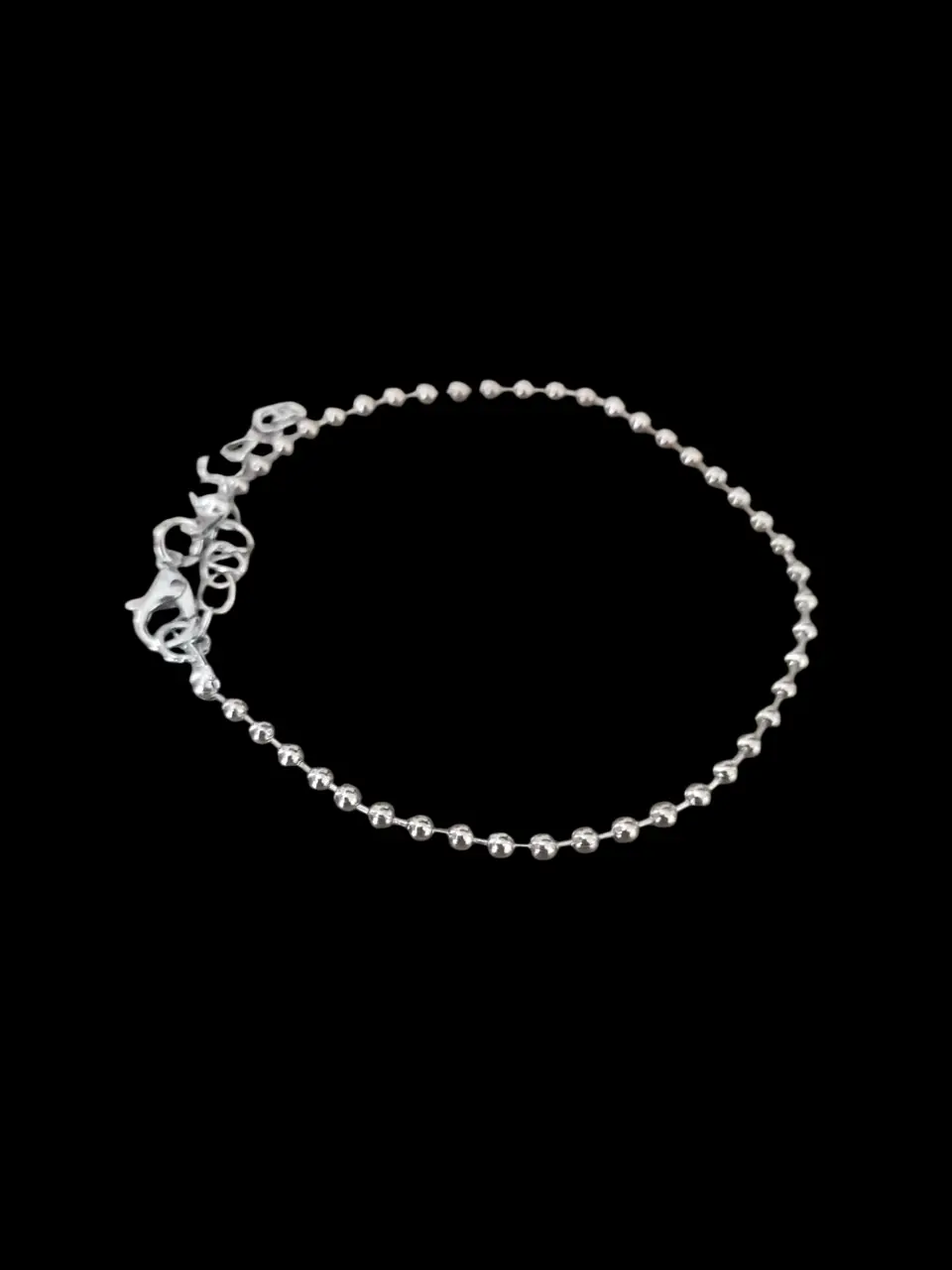Pulsera Bañada Plata 925 Bolitas 2