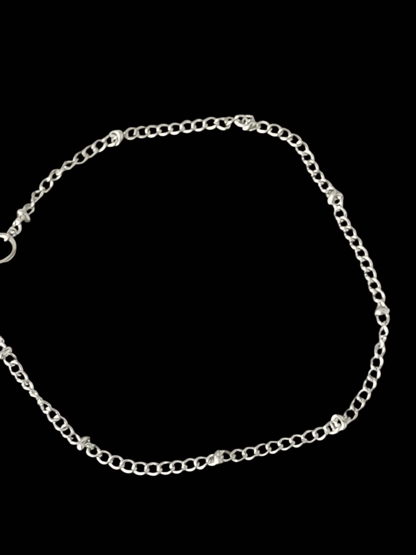 Pulsera Bañada Plata 925 Cadena Fina 6