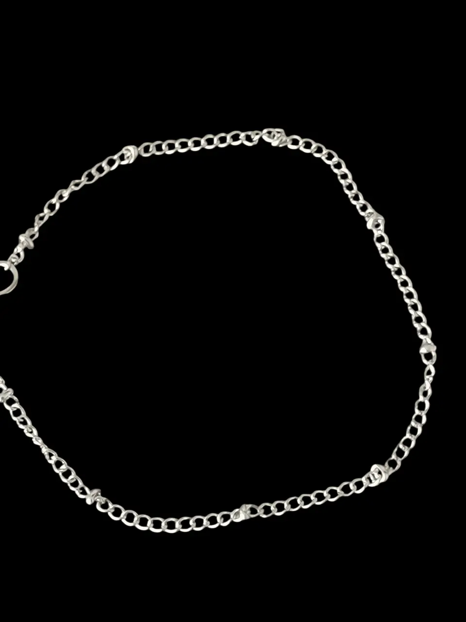 Pulsera Bañada Plata 925 Cadena Fina 6