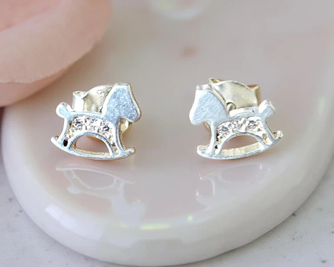 Aros Plata 925 Perritos