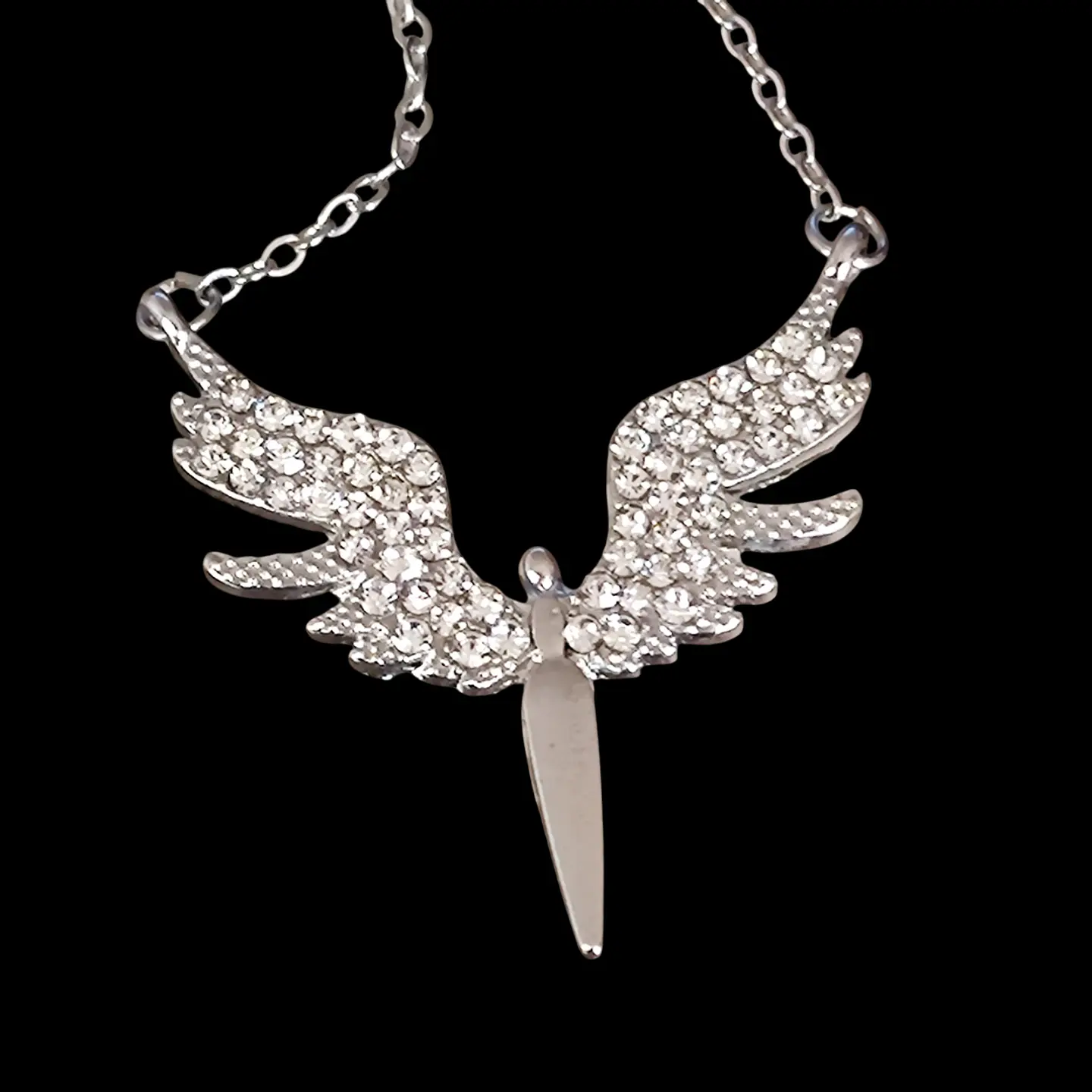 Collar Plata Italiana 925 Angel 2