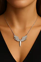Collar Plata Italiana 925 Angel - Miniatura 4