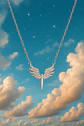 Collar Plata Italiana 925 Angel - Miniatura 1