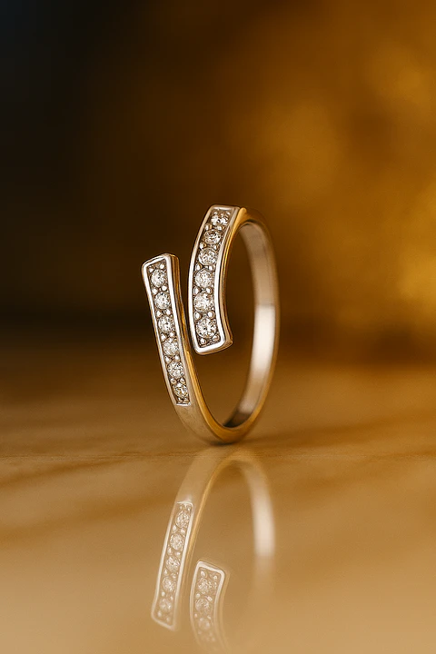 Anillo Plata 925 Geométrico