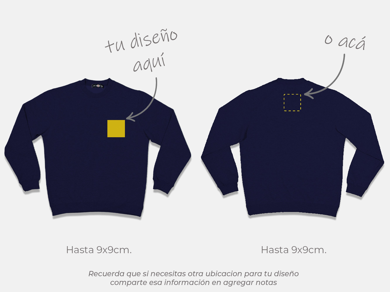 Polerón sin gorro personalizado colores 280 g/m² 2