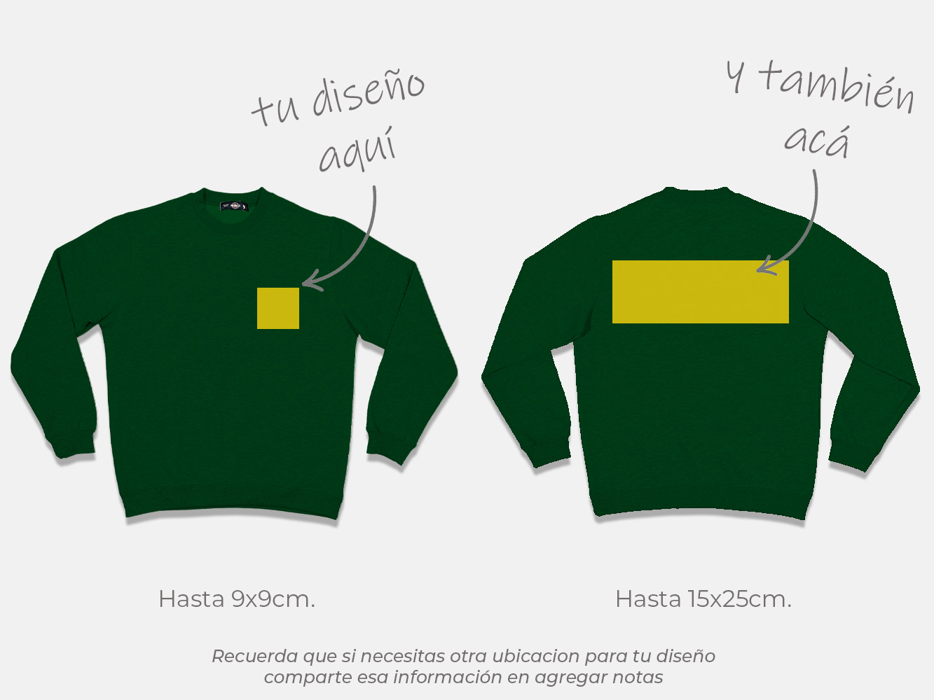 Polerón sin gorro personalizado colores 280 g/m² 17