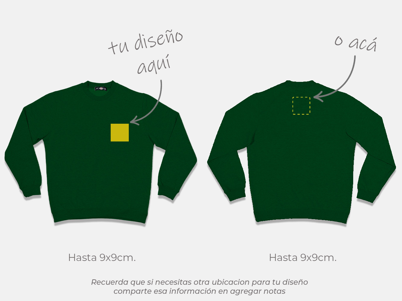 Polerón sin gorro personalizado colores 280 g/m² 14