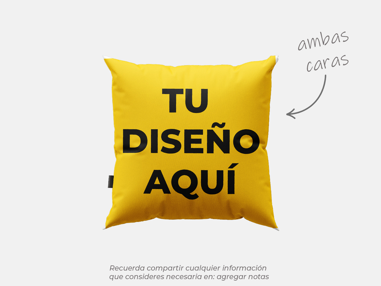 Funda de cojín personalizada 40×40cm 2