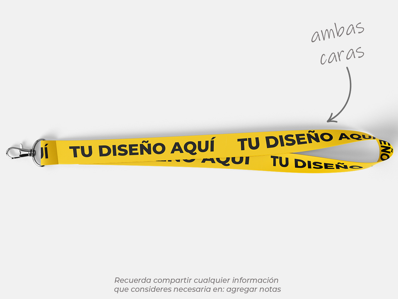 Lanyard personalizado (ancho 2cm) 2