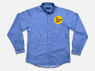 Camisa mezclilla personalizada