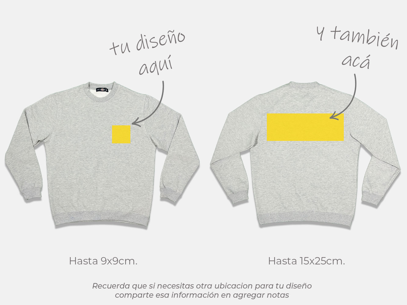 Polerón sin gorro personalizado 280 g/m² 5