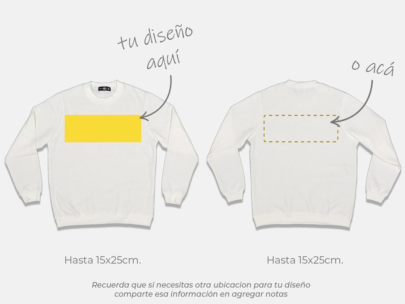 Polerón sin gorro personalizado 280 g/m² 15