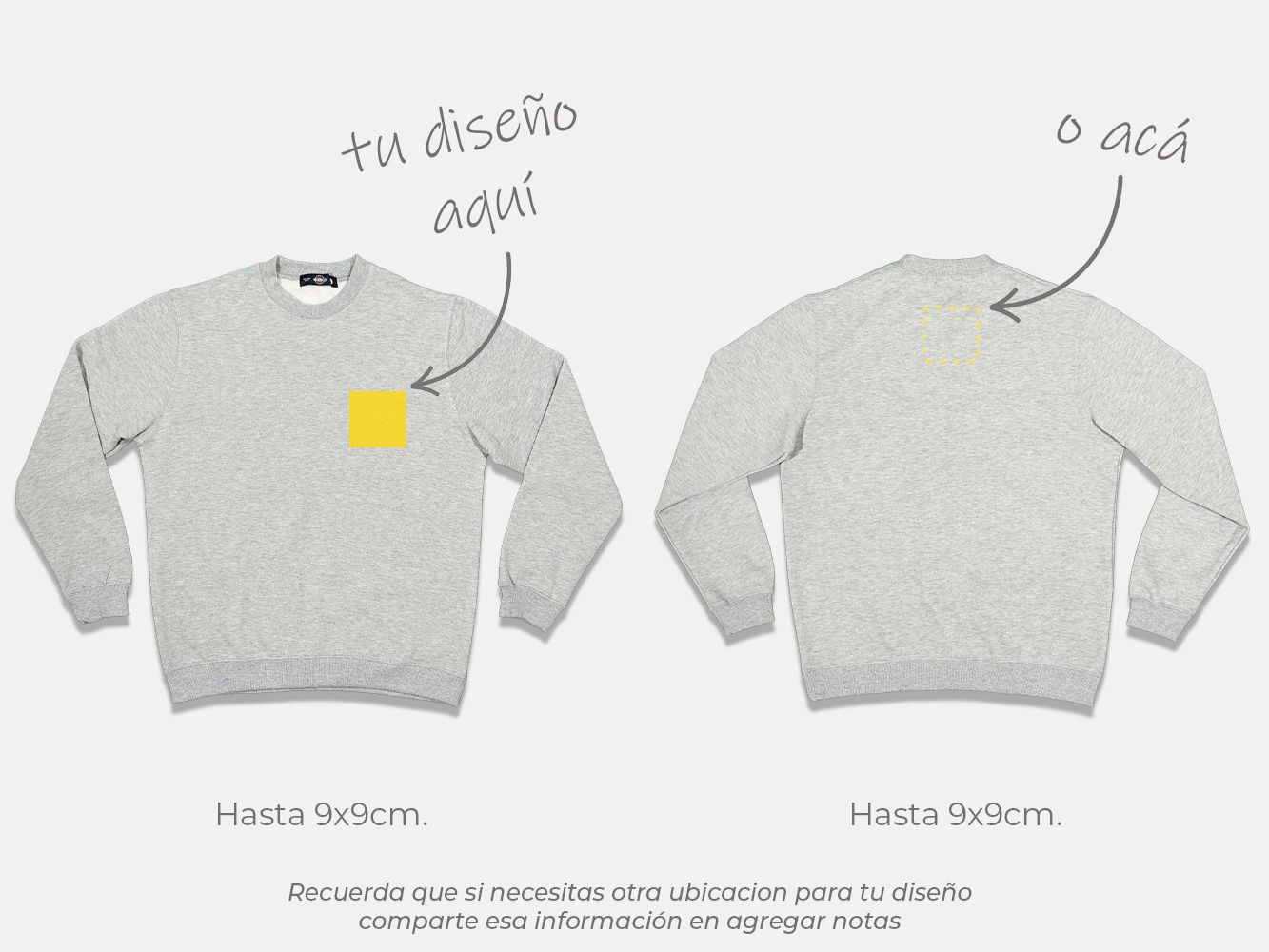 Polerón sin gorro personalizado 280 g/m² 2