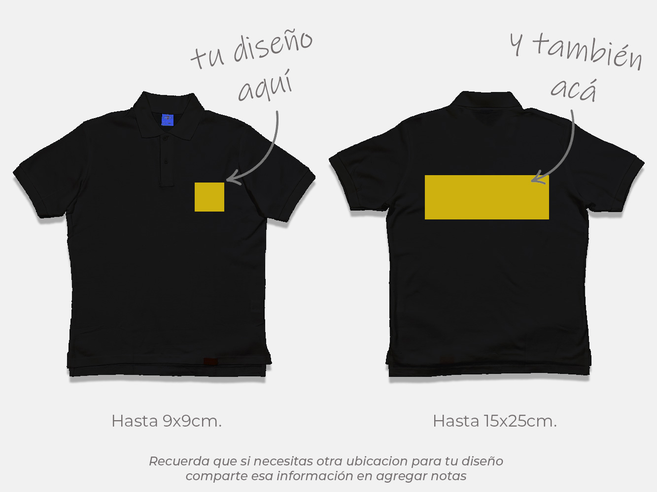 Polera pique personalizada 230 g/m² 3