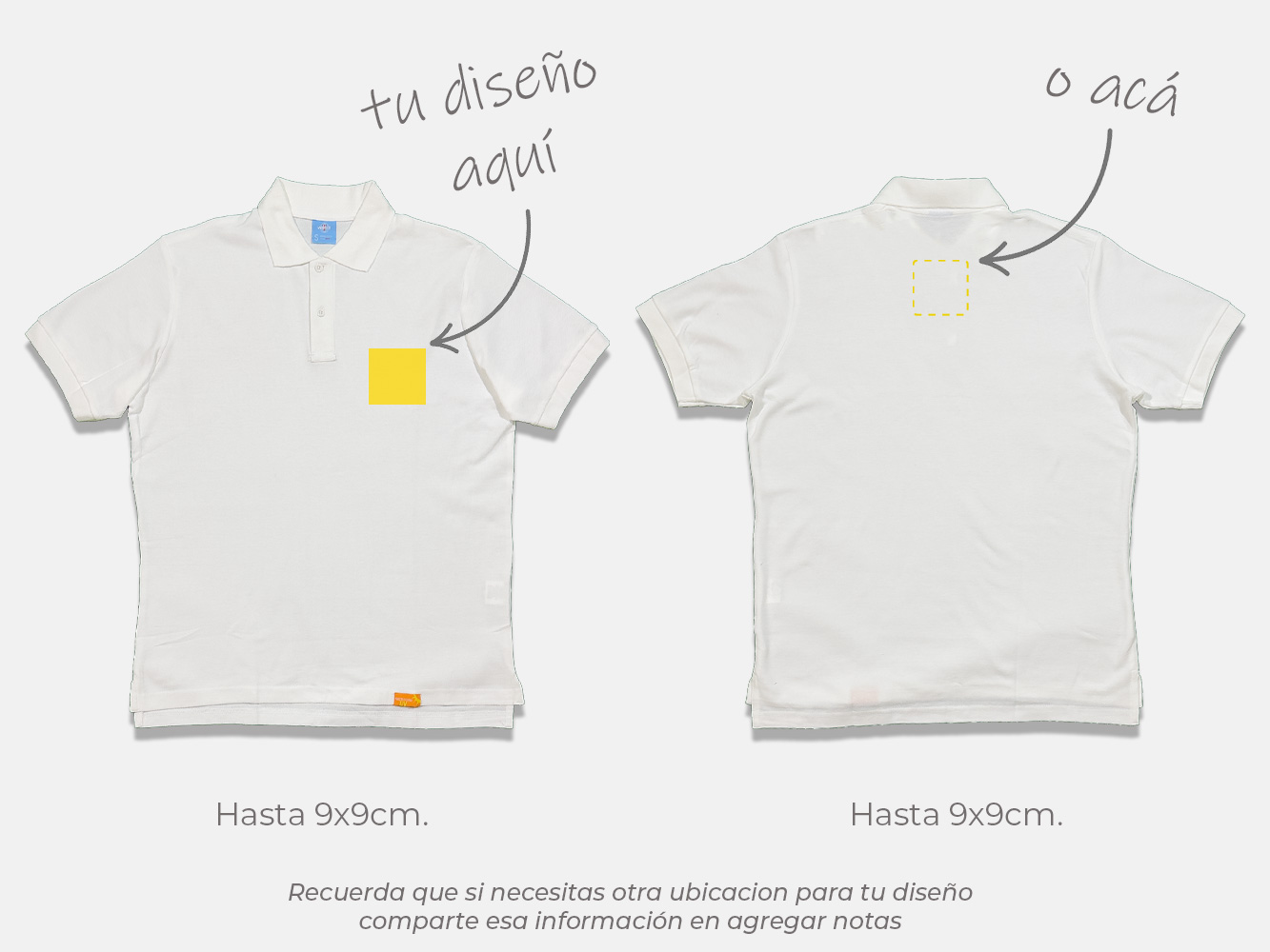 Polera pique personalizada 230 g/m² 8