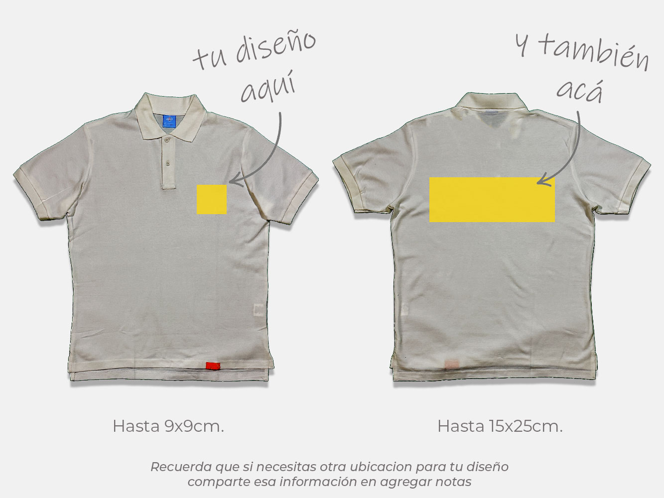 Polera pique personalizada 230 g/m² 6