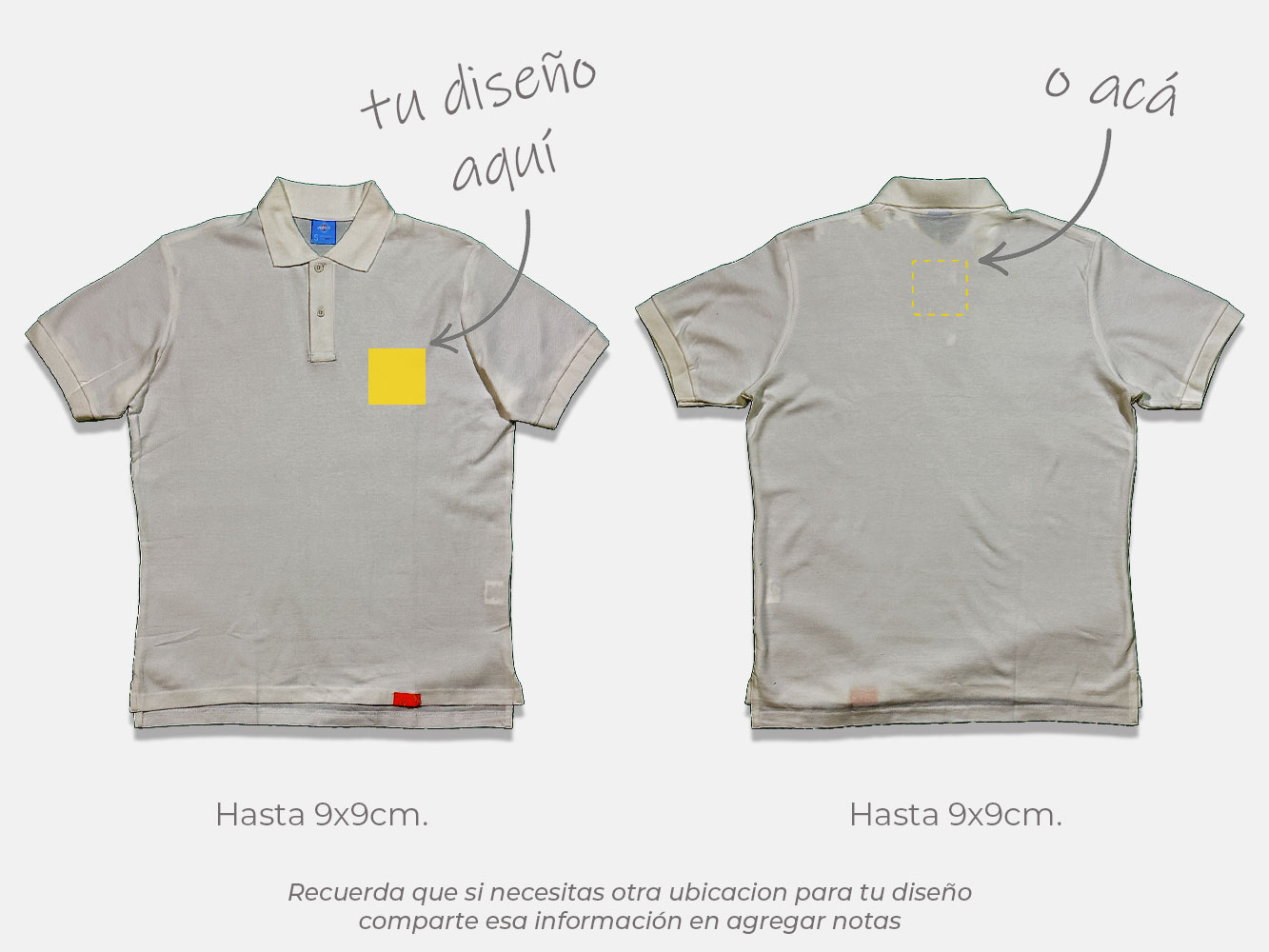 Polera pique personalizada 230 g/m² 5