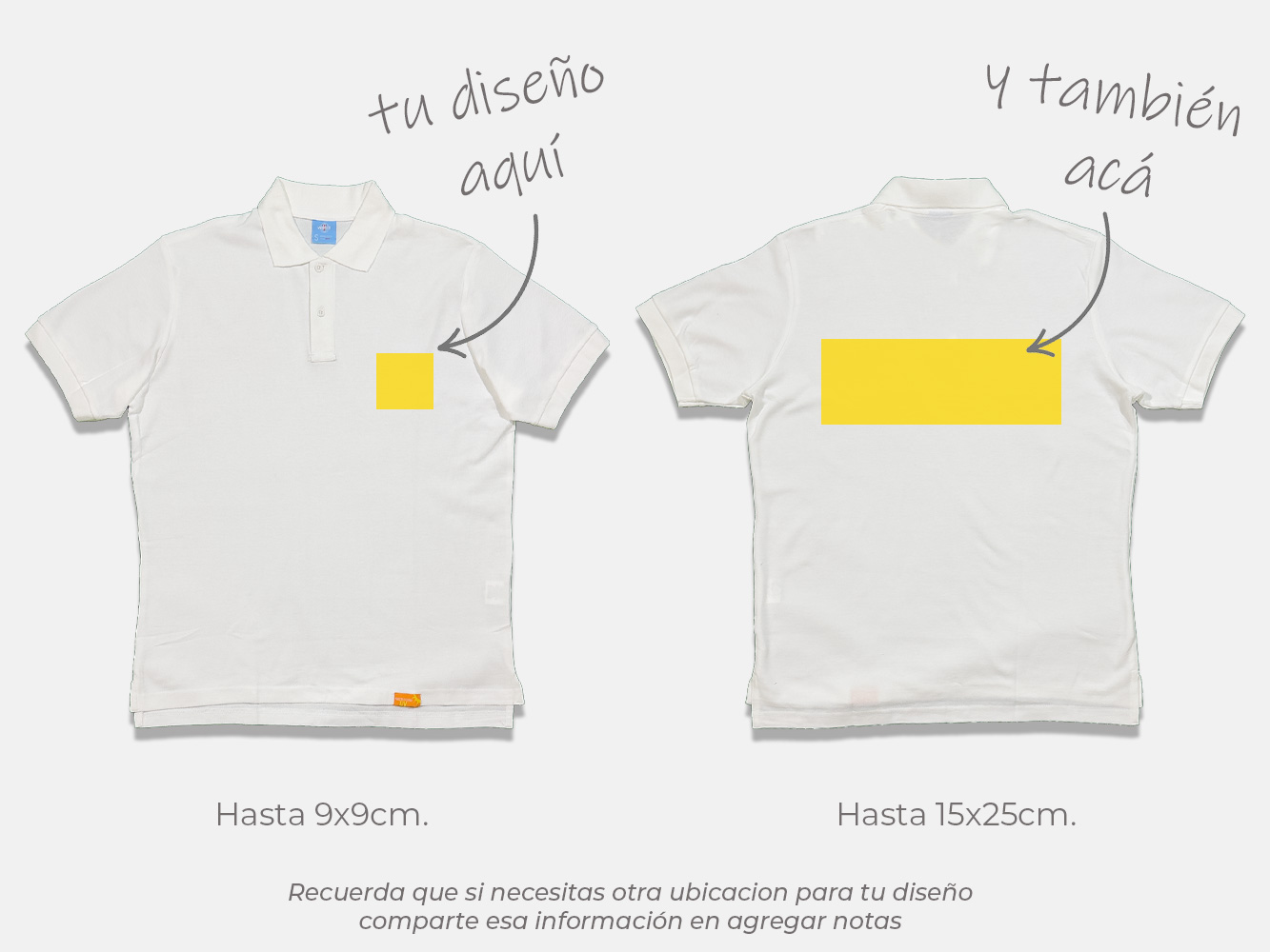 Polera pique personalizada 230 g/m² 9