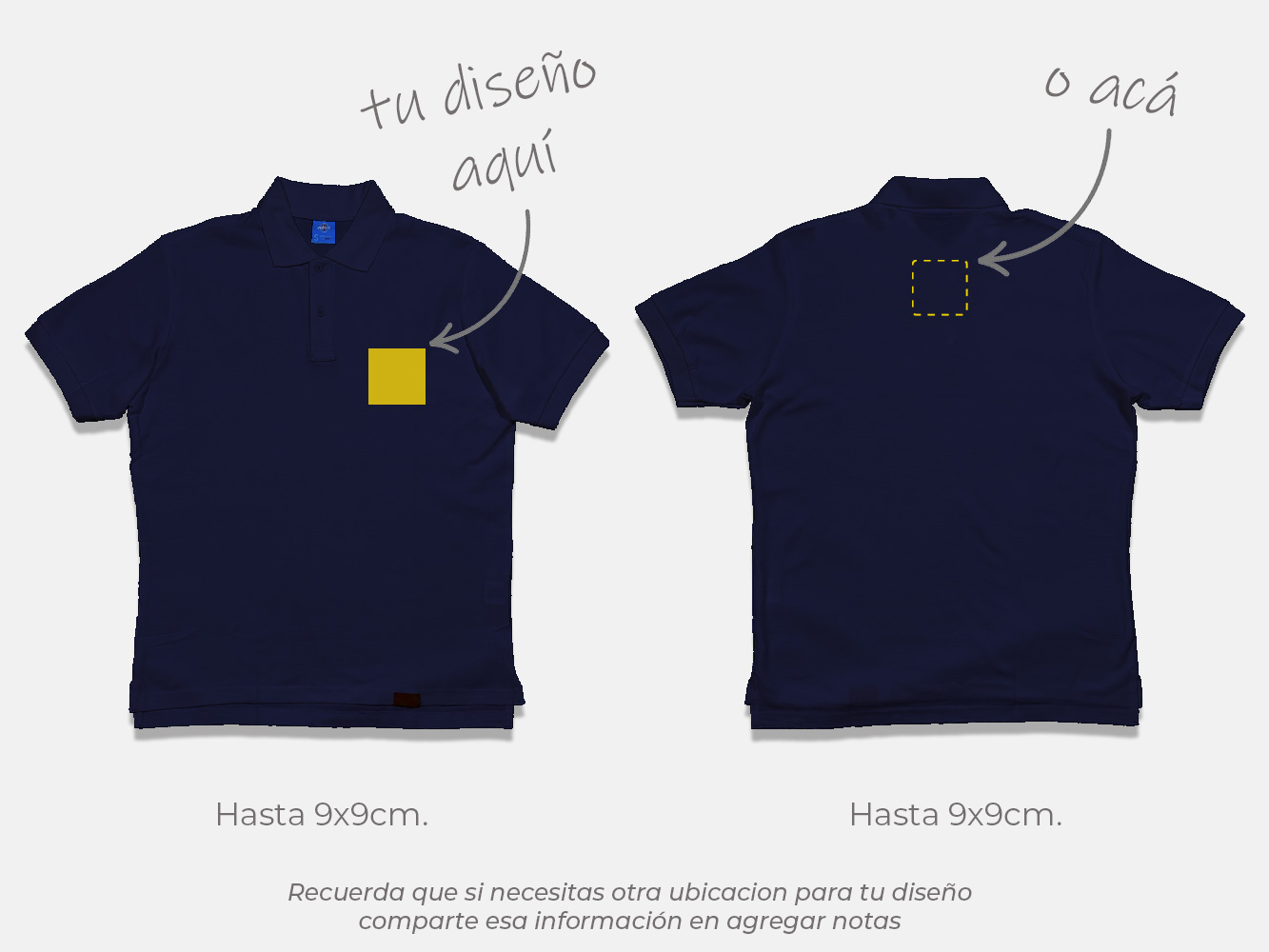 Polera pique personalizada colores 230 g/m² 5
