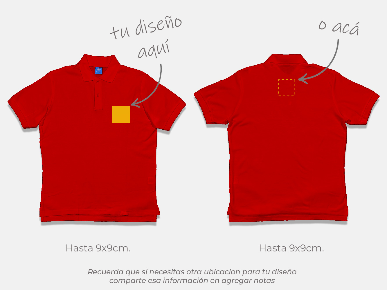 Polera pique personalizada colores 230 g/m² 2